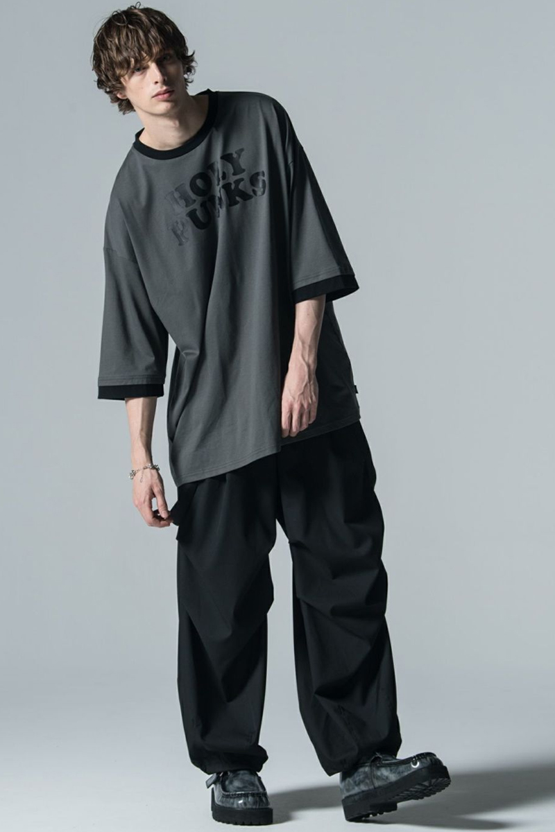 glamb (グラム) Suspender Knee Tuck Slacks / サスペンダーニー