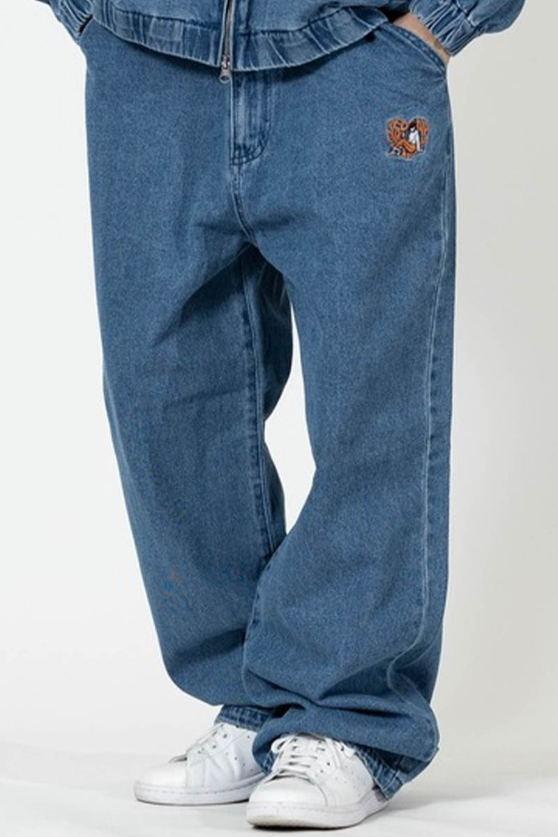 Red Cap Girl(レッド・キャップ・ガール) デニム・パンツ - Blue