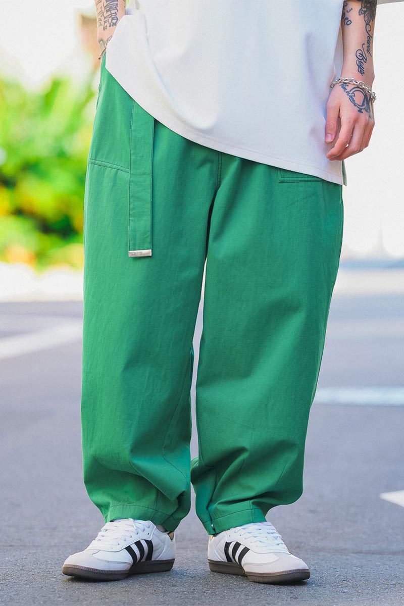 Subciety (サブサエティ) BAKER BAGGY PANTS GREEN