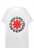 RED HOT CHILI PEPPERS Asterisk Logo White