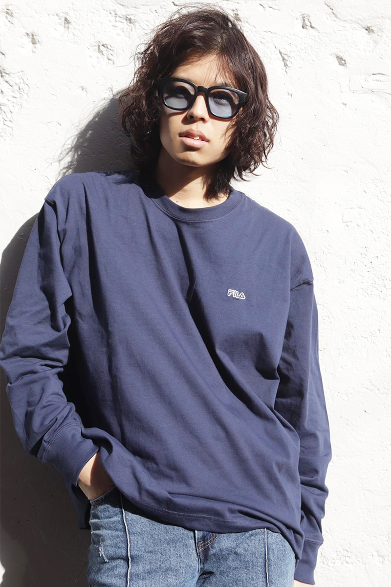 FILA FS3027 L/S T-Shirt NAVY