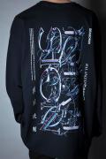 DI:VISION FLOWING LS TEE BLACK