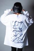 DI:VISION FLOWING LS TEE WHITE