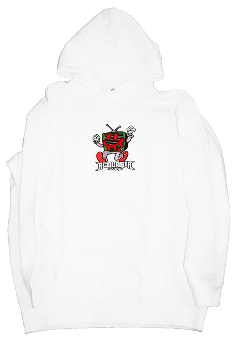 acOlaSia (アコレイジア) GAMING hoodie WHITE