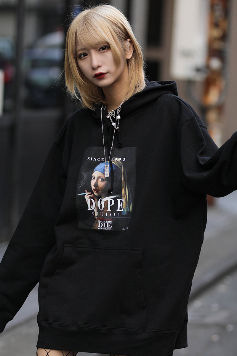acOlaSia (アコレイジア) DOPE hoodie BLACK