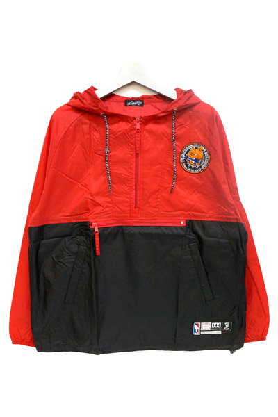 NineMicrophones (ナインマイクロフォンズ) Packable ANORAK-F.O.B- RED