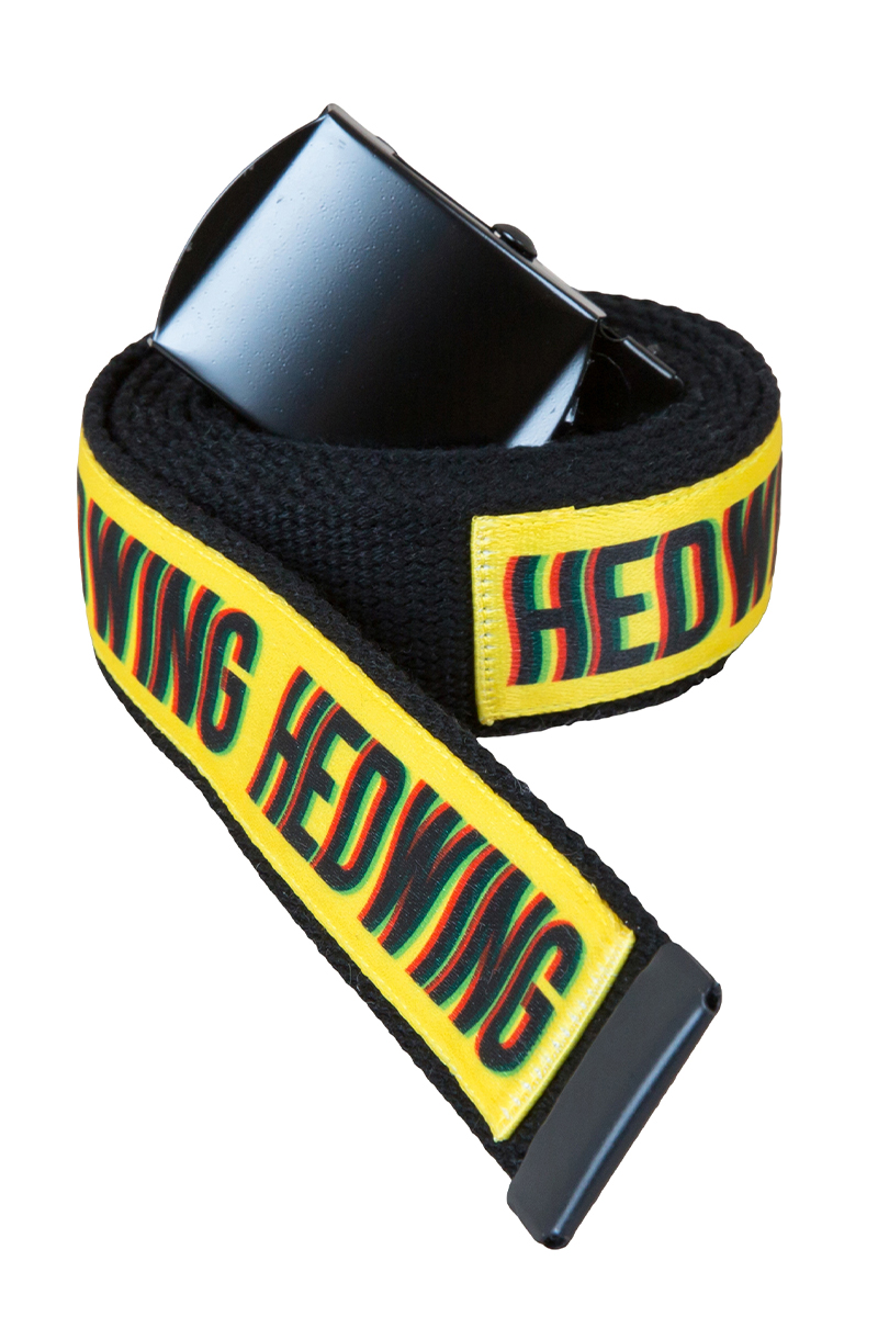 HEDWiNG (ヘドウィグ) Re: Warning Tape Belt / Black
