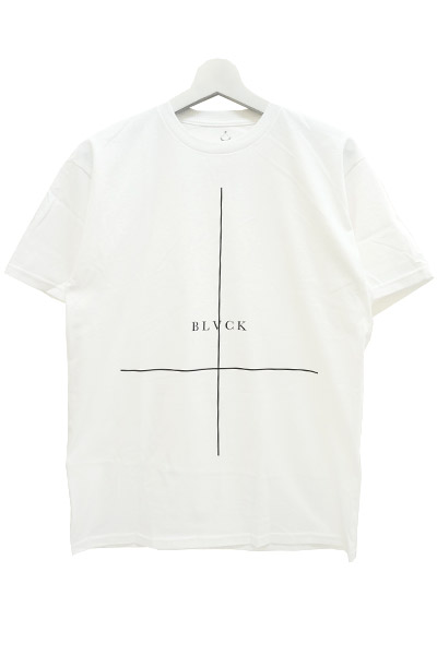 BLACK SCALE CROSSED T-SHIRT WHITE