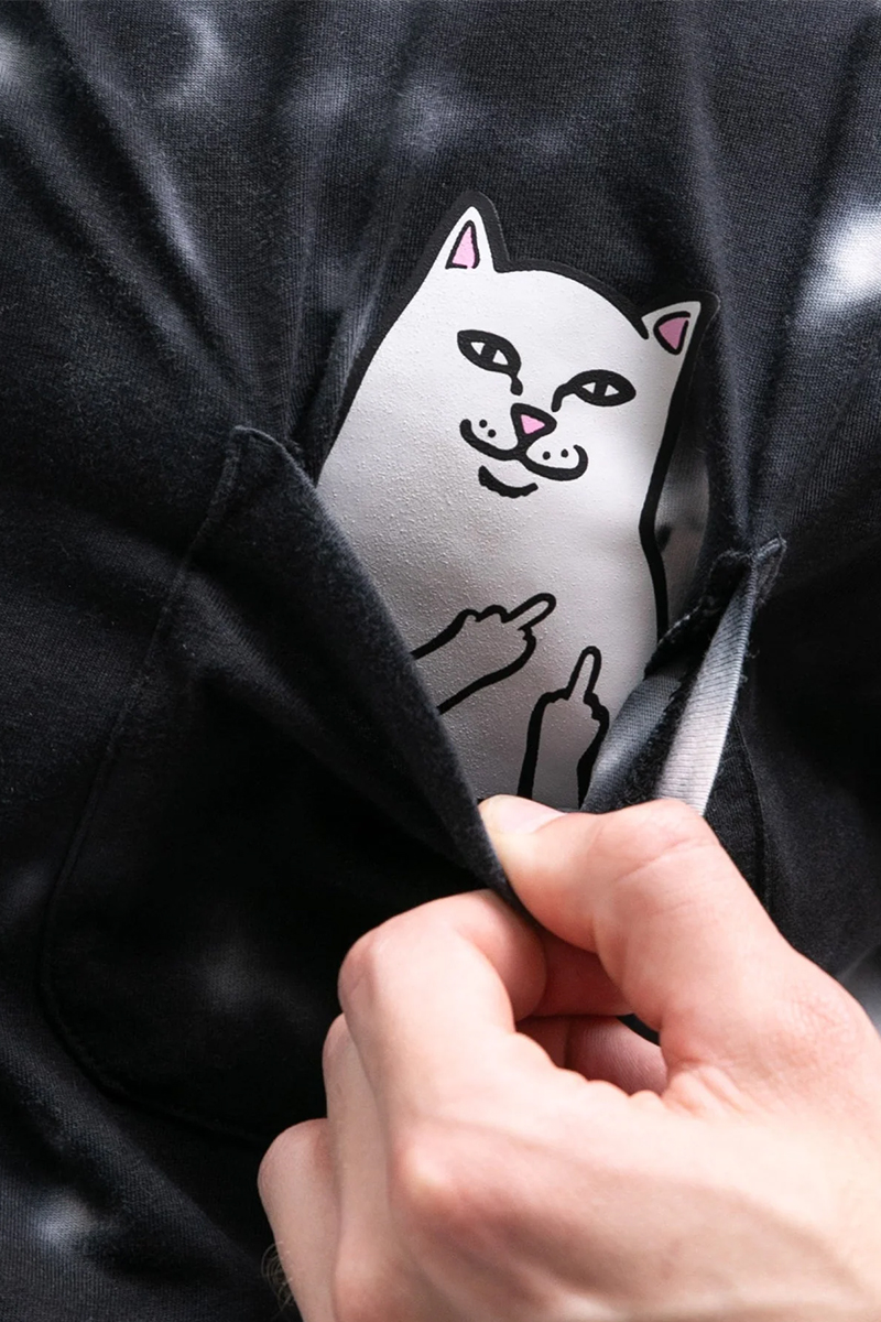 RIPNDIP（リップンディップ） LORD NERMAL POCKET TEE (BLACK