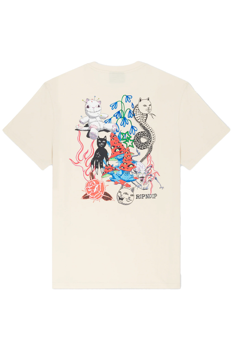 RIPNDIP（リップンディップ） TRAVIS TEE (NATURAL)