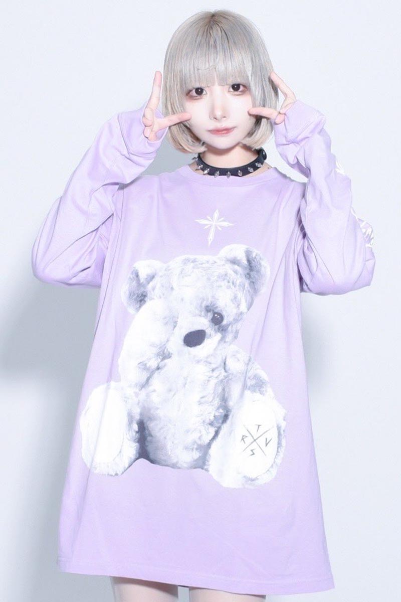 TRAVAS TOKYO/Furry bear L/S Tee/くま長袖Tシャツ TRAVAS TOKYO/Furry bear L/S Tee/くま長袖Tシャツ