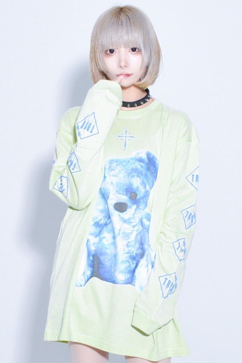 TRAVAS TOKYO/Furry bear L/S Tee/くま長袖Tシャツ TRAVAS TOKYO/Furry bear L/S Tee/くま長袖Tシャツ