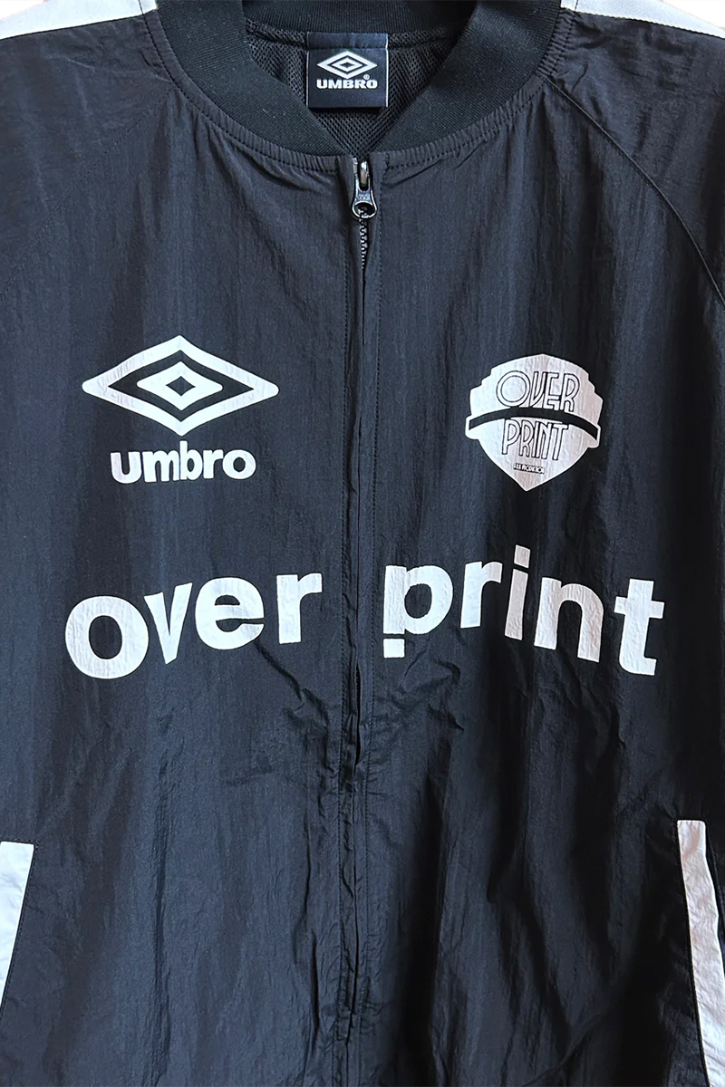 over print（オーバープリント）UMBRO * OVER PRINT MA-1 BLACK
