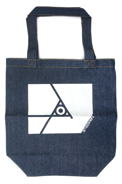 amazarashi starlight denim tote bag