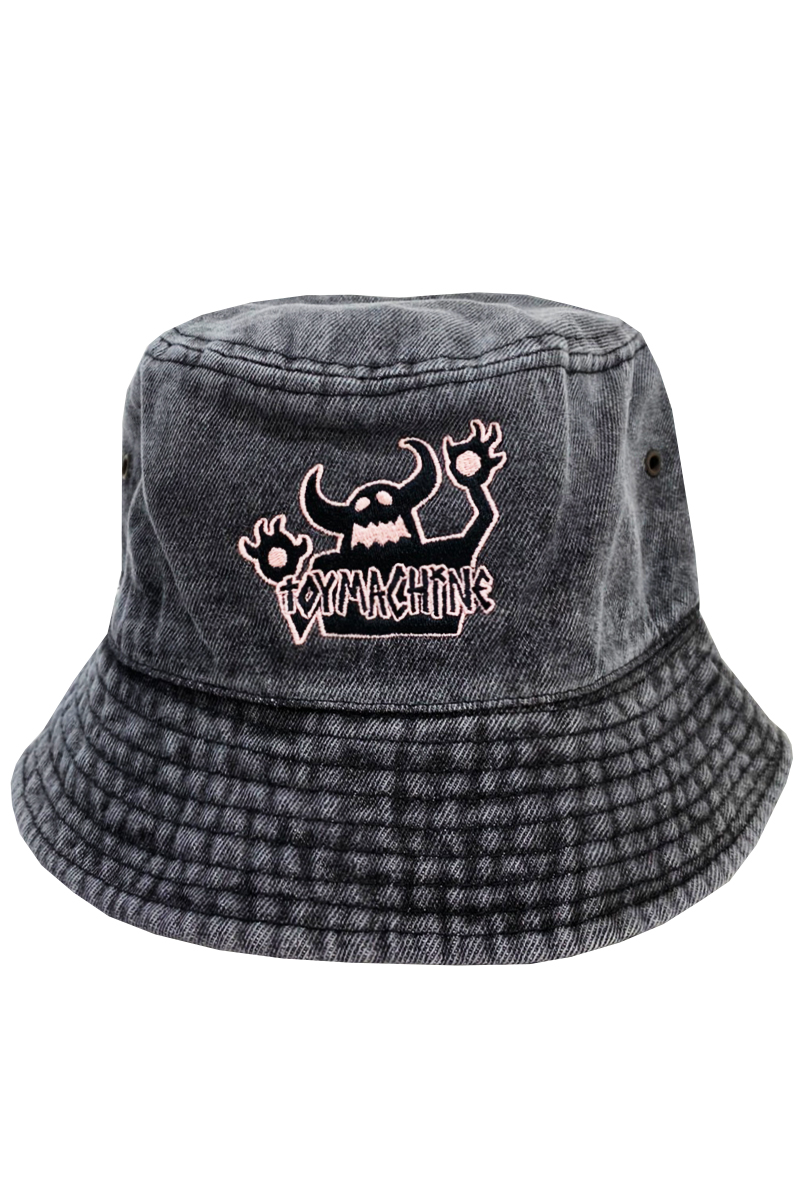 TOY MACHINE BACKET HAT-BLACK