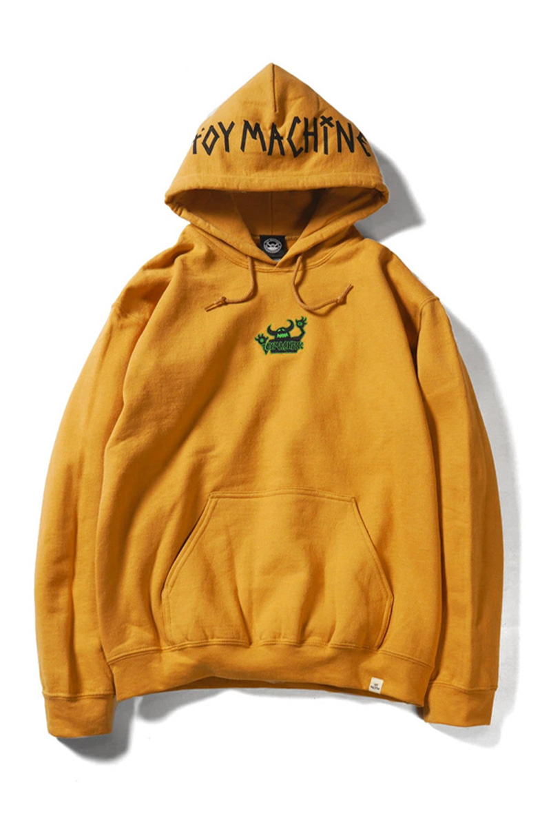 TOY MACHINE OG MONSTER EMBROIDERY SWEAT PARKA - TAN