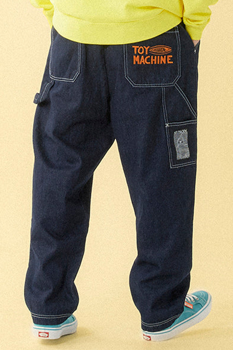 TOY MACHINE (トイマシーン) LOOSE FIT CARPENTER PANTS - ONE WASH