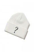 SILLENT FROM ME QUERY -Beanie- WHITE