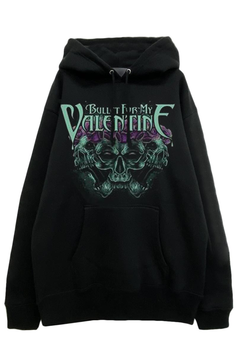 BULLET FOR MY VALENTINE UNISEX PULLOVER HOODIE: CROWN OF ROSES