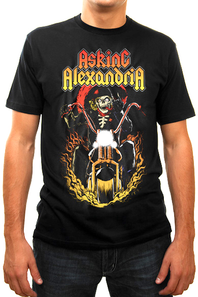 ASKING ALEXANDRIA RIDE FOR DEATH T-Shirt(B)