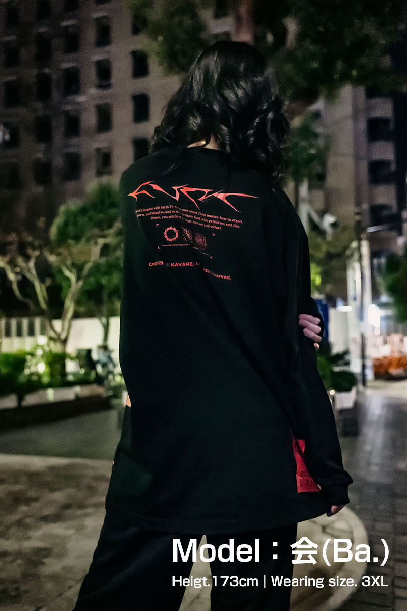 DEXCORE×GEKIROCK CLOTHING×KAVANE Clothing コラボ・ロンT