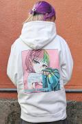 SCENE TOKYO (シーントウキョウ) TYO girl hoodie - White
