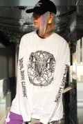 Gluttonous Slaughter (グラトナス・スローター) Inversion of Christ Long Sleeve WHITE
