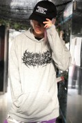 Gluttonous Slaughter (グラトナス・スローター) Gluttonous Slaughter LOGO HOODIE GRAY