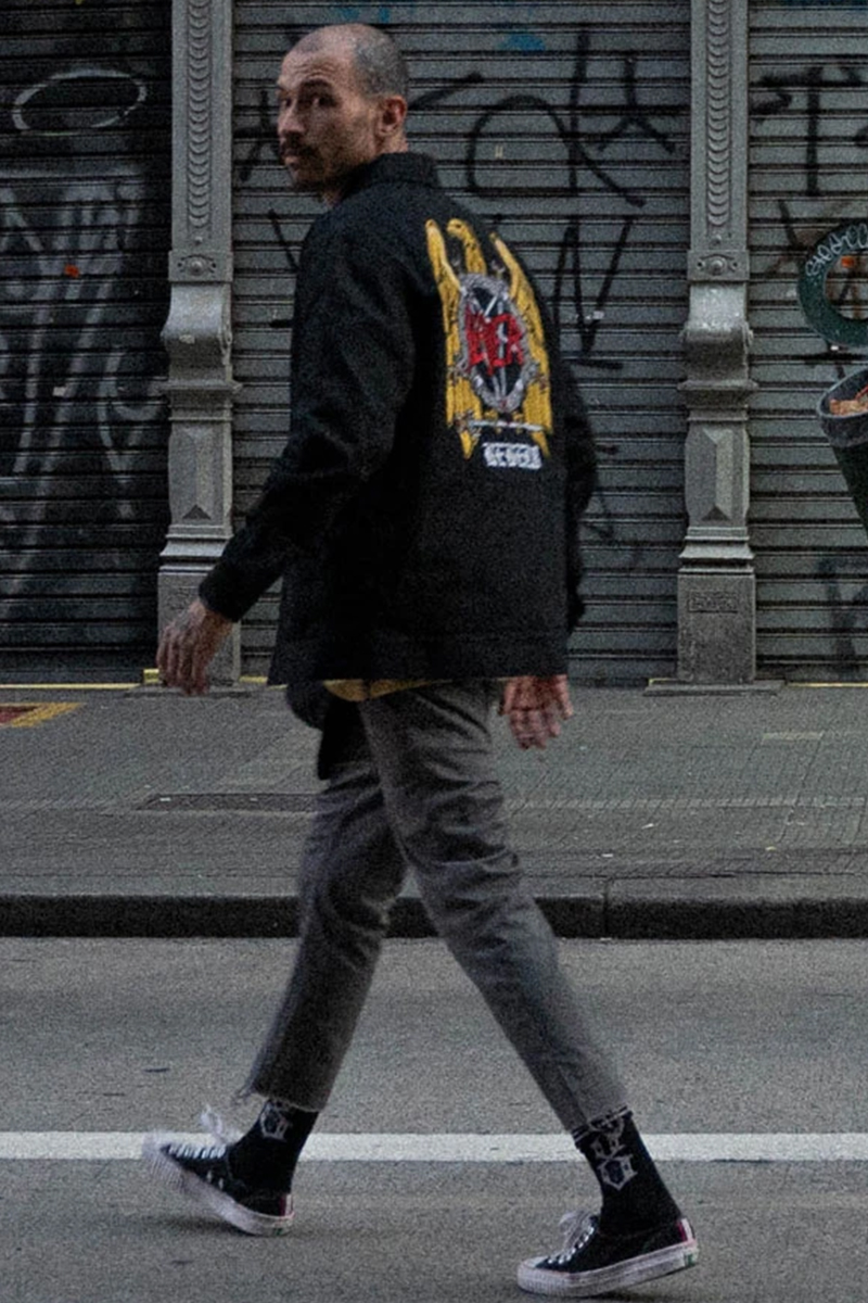 ロックファッション、バンドグッズのGEKIROCK CLOTHING / REBEL8×Slayer Slayer Jacket