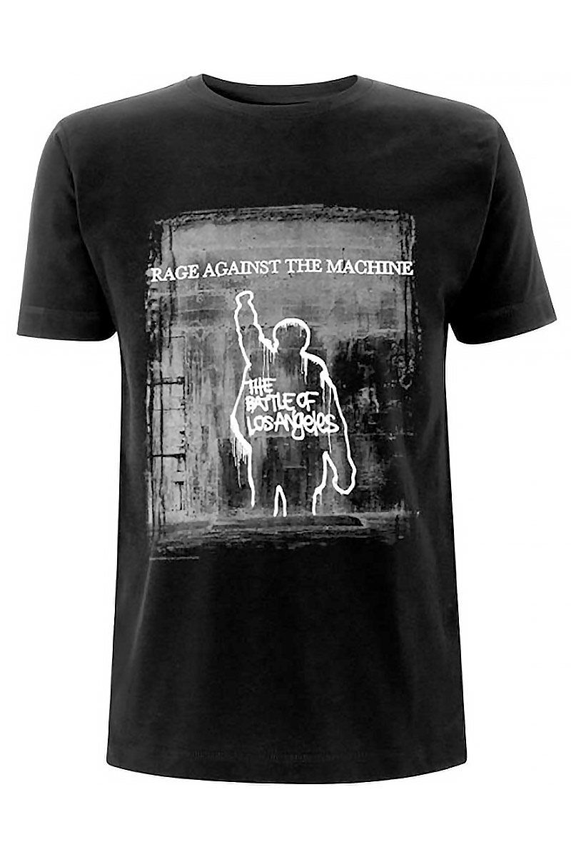 RAGE AGAINST THE MACHINE UNISEX TEE: BOLA EURO TOUR (BACK PRINT)