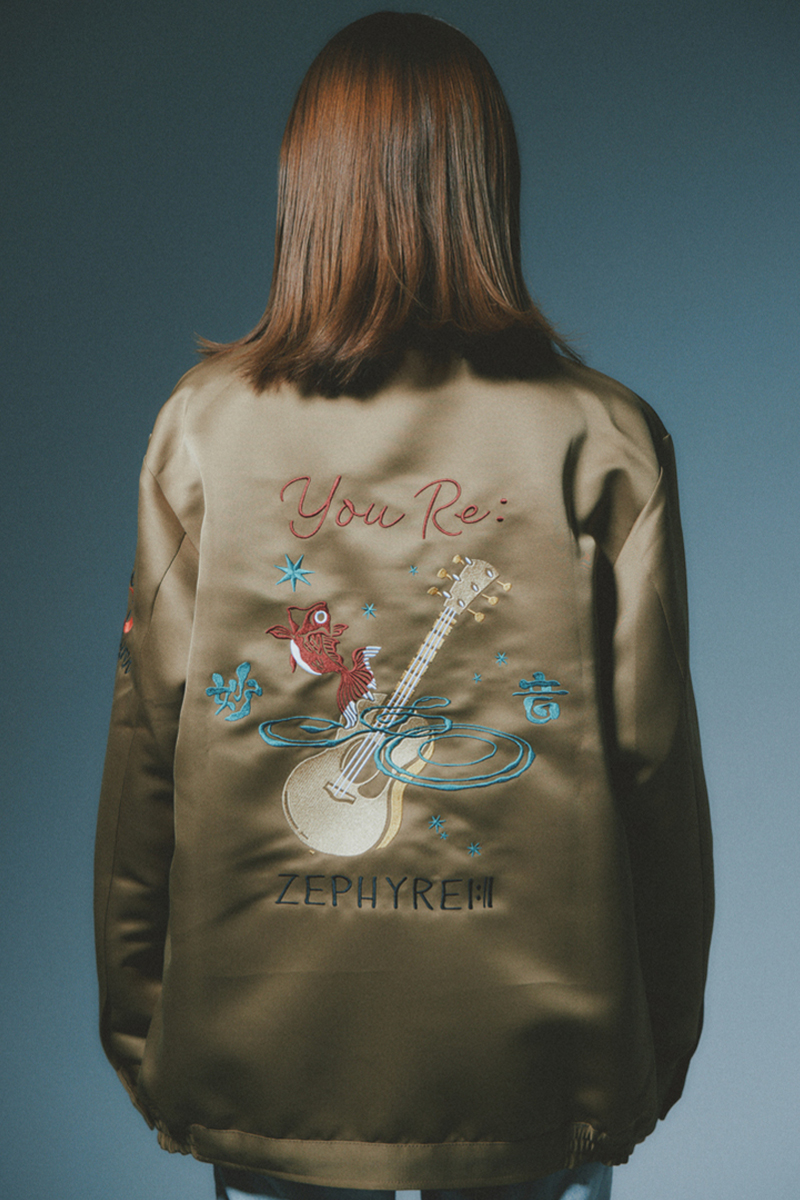 優里xZEPHYREN -Betelgeuse- SOUVENIR JACKET BEIGE