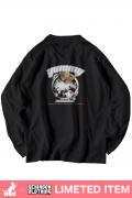 【ゲキクロ限定】NOTBADCAT (ノットバッドキャット) ねこなべ LS Tee Black