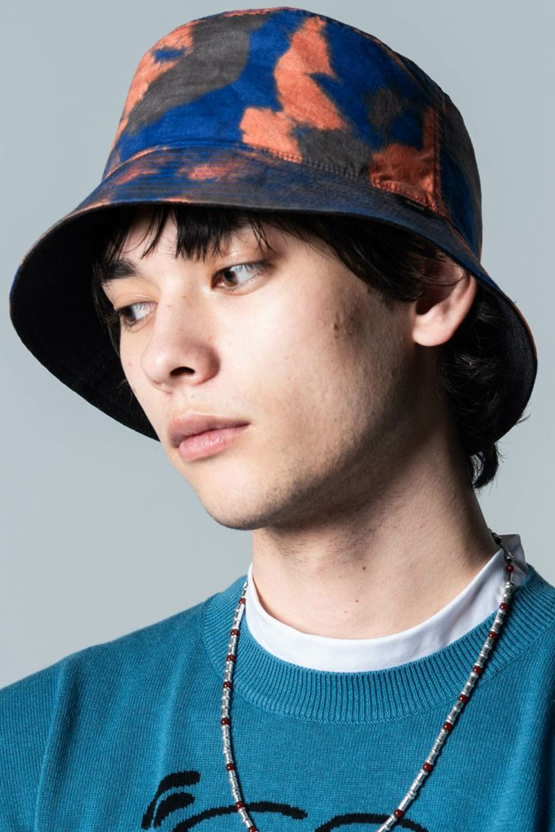 楽天 送料無料にならない glamb (グラム) Astro Reversible Bucket Hat Black×Blue Hat