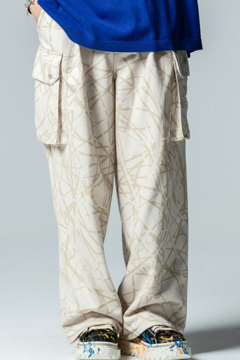 glamb (グラム) Civic Camo Cargo Pants White