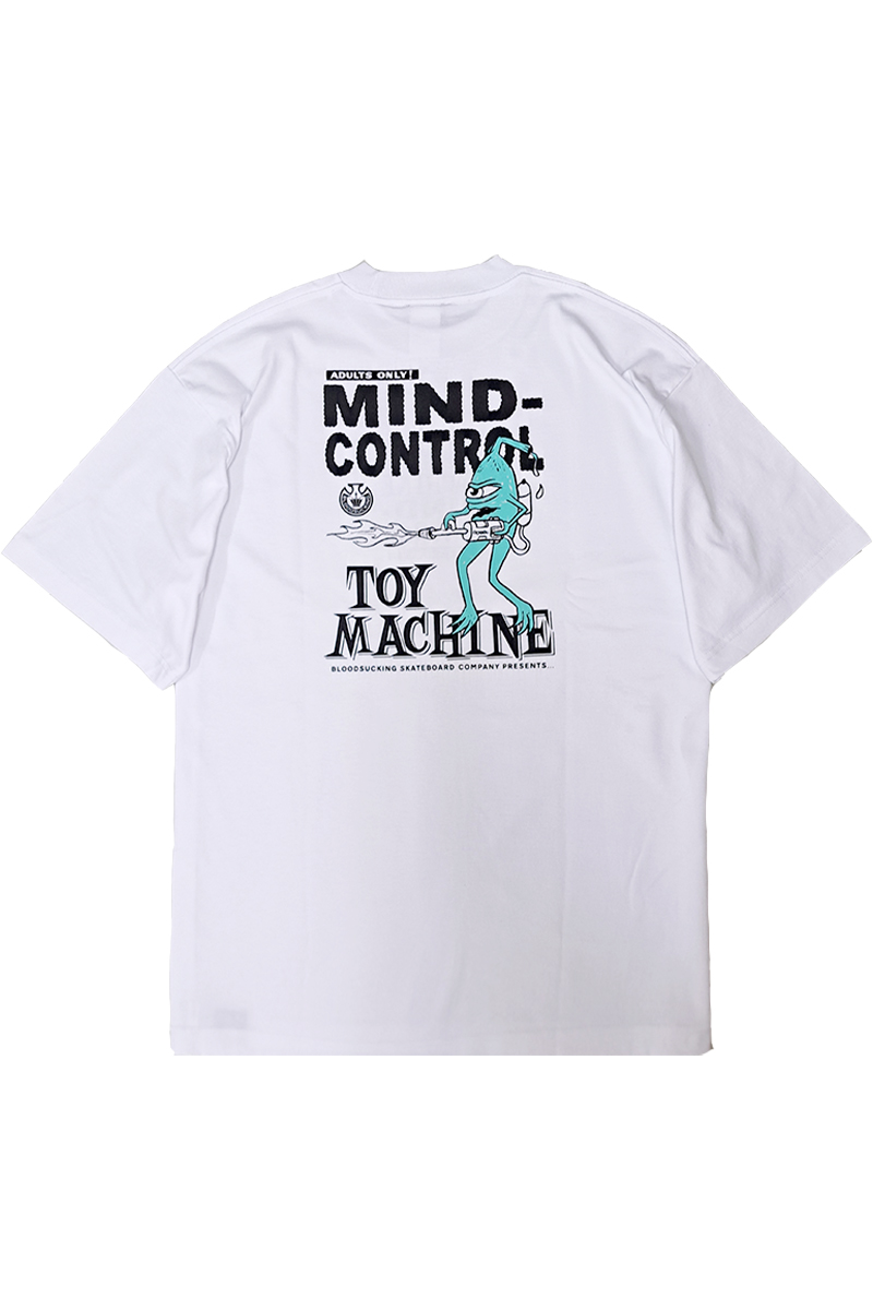 TOY MACHINE (トイマシーン) MIND CONTROL SS TEE WHITE