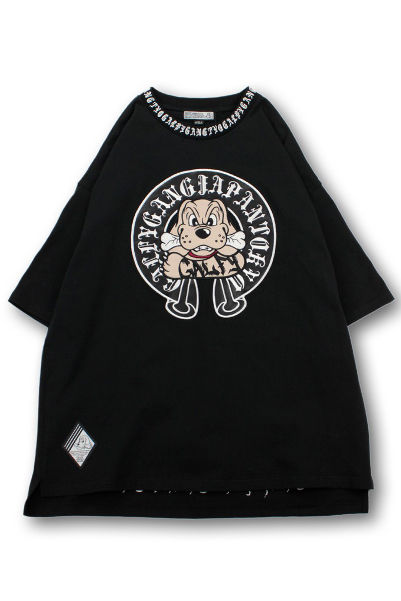 GALFY (ガルフィー) 前に GAL 之 Hearts Tee BLACK