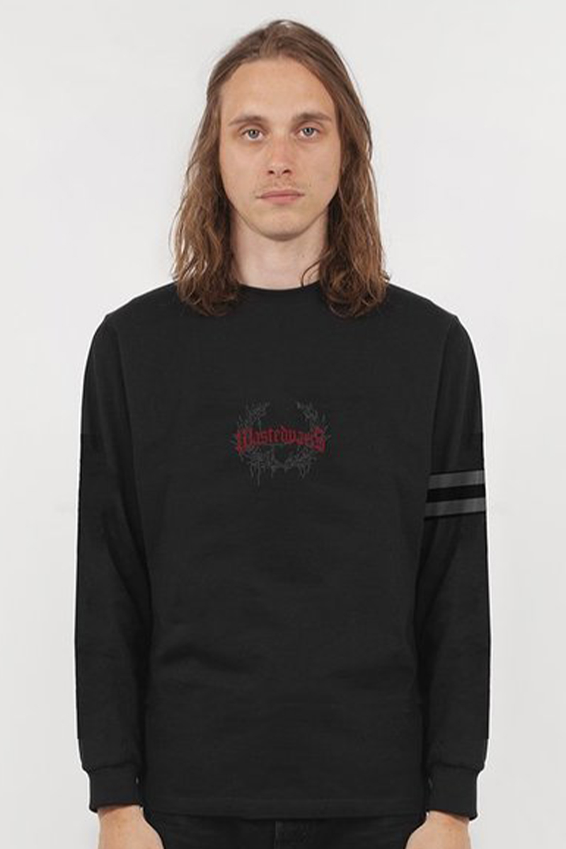 WASTED PARIS T-shirt Longsleeve Columbia Bridge Black