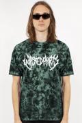 WASTED PARIS T-shirt Marble Dye Nebula Green