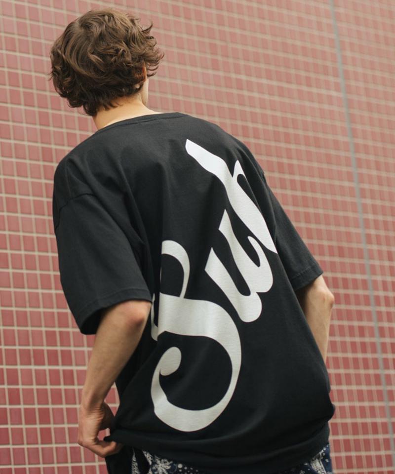 Subciety HYPER BIG TEE -MIDDLE LOGO- BLACK