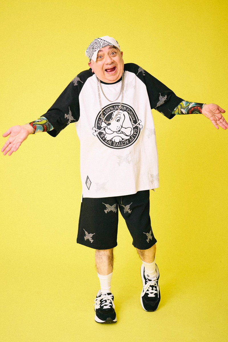 GALFY (ガルフィー)ピカピカ注射器ラグラン Tee BLACK / ロック GALFY (ガルフィー)ピカピカ注射器ラグラン Tee BLACK / ロック