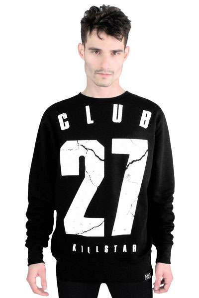 KILL STAR CLOTHING (キルスター・クロージング)  Club 27 Sweatshirt [B}