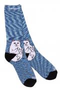 RIPNDIP Lord Nermal Socks (Navy Speckle)