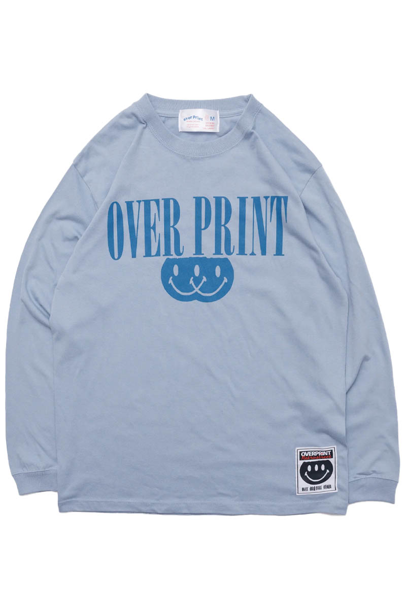 over print (オーバー・プリント) Nevericonic LS Tee - Sax