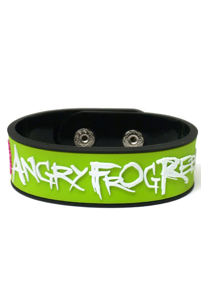 ANGRY FROG REBIRTH ボタン留め リストバンド GRN