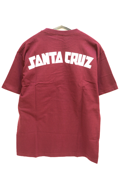 SANTA CRUZ Arch Strip T-Shirt Burgundy