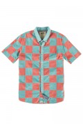 VANS APPAREL CHECKED OUT S/S WOVEN SHIRT RED
