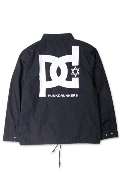 PUNK DRUNKERS pdコーチJKT BLACK