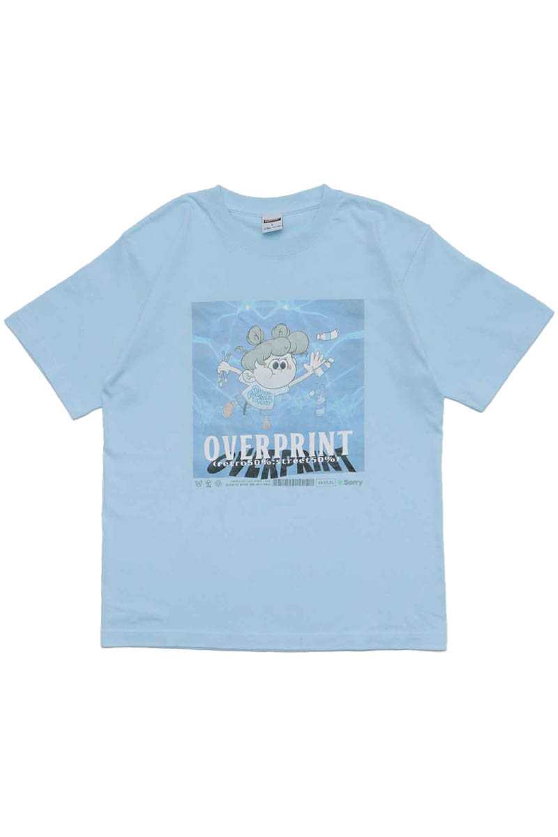 over print (オーバー・プリント) NEVER Tee - Sax