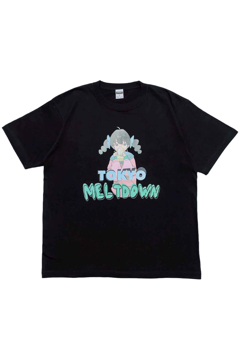 over print (オーバー・プリント) MELTDOWN Tee - Black