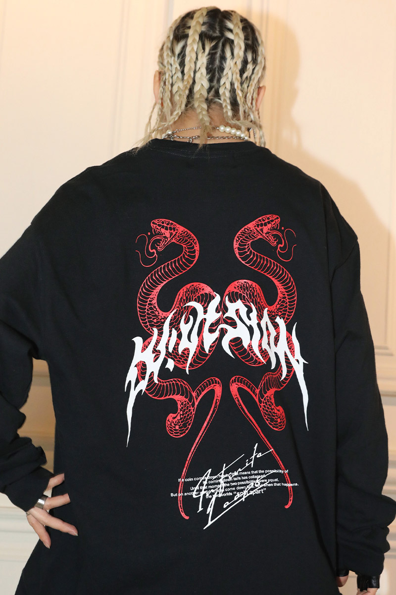 DI:VISION (ディヴィジョン) SHED LS TEE BLACK